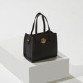 Black Mini Tote Bag with Straps