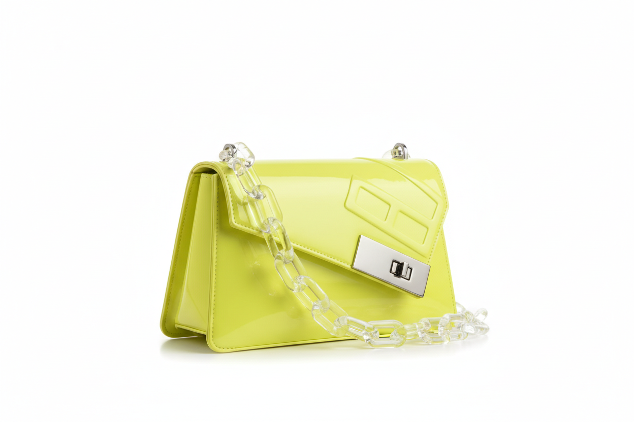 Bold Neon Crossbody Bag - Yellow